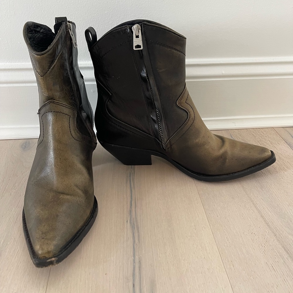 All Saints leather boots, size 40